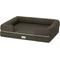 Show in main carousel: PetFusion Ultimate Lounge Memory Foam Bolster Cat & Dog Bed with Removable Cover, Brown, Jumbo slide 3 of 7