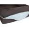Show in main carousel: PetFusion Ultimate Lounge Memory Foam Bolster Cat & Dog Bed with Removable Cover, Brown, Large slide 10 of 13