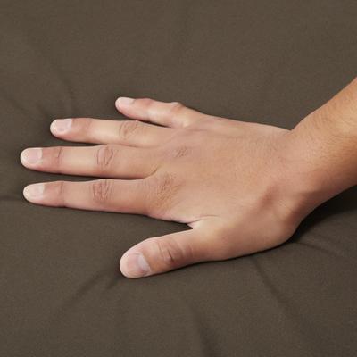 Show full view: PetFusion Ultimate Lounge Memory Foam Bolster Cat & Dog Bed with Removable Cover, Brown, Small slide 4 of 6