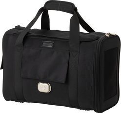 PETiCO NOA 3003 Airline Approved Sturdy & Machine Washable Bag Dog & Cat Carrier with Magnetic Snaps, Black, Small slide 1 of 9