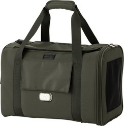 PETiCO NOA 3003 Airline Approved Sturdy & Machine Washable Bag Dog & Cat Carrier with Magnetic Snaps, Khaki, Medium