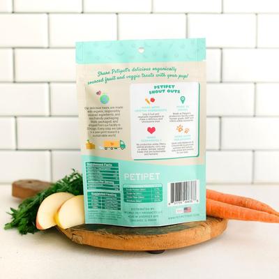 Show full view: PETIPET Calming Bites with Melatonin + Chamomile Apple & Carrot Flavored Soft Chew Calming Supplement for Dogs, 7-oz bag slide 6 of 9