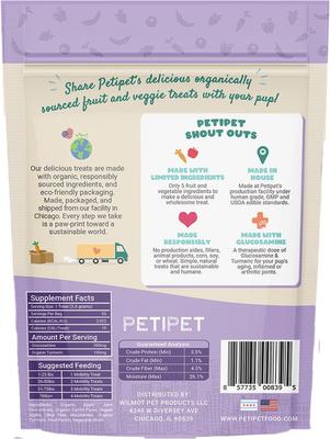 Show full view: PETIPET Mobility Bites with Glucosamine + Turmeric Apple & Carrot Flavored Soft Chew Hip & Joint Supplement for Dogs, 7-oz bag slide 3 of 9