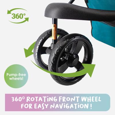 Show full view: Petique Dog & Cat Stroller, Mermaid slide 7 of 11