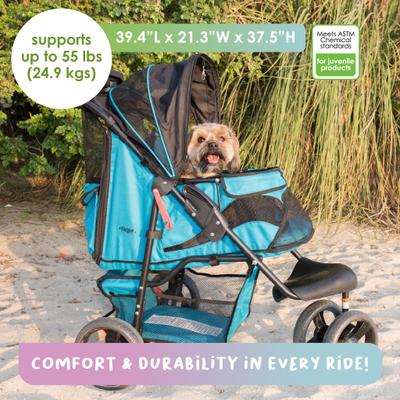 Show full view: Petique Dog & Cat Stroller, Mermaid slide 10 of 11