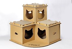 Petique Feline Fortress Cat Scratcher Toy