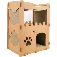 Petique Feline Penthouse Cat Scratcher Toy
