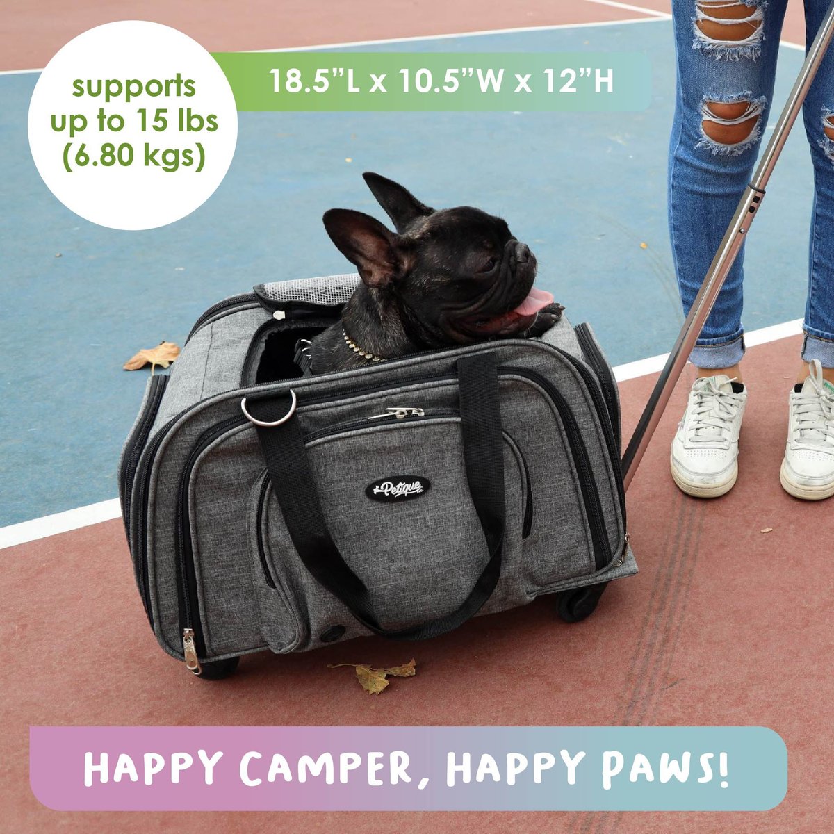 Petique Happy Camper Dog & Cat Carrier