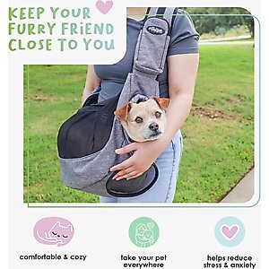 Petique Sling Pet Carrier, Gray