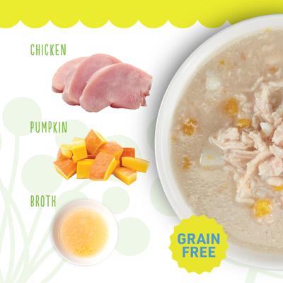 Show full view: Petite Cuisine Chicken & Pumpkin Entrée in Broth Grain-Free Wet Cat Food, 2.8-oz can, case of 24 slide 4 of 8