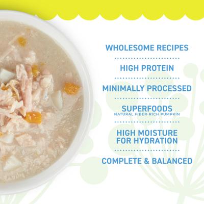 Show full view: Petite Cuisine Chicken & Pumpkin Entrée in Broth Grain-Free Wet Cat Food, 2.8-oz can, case of 24 slide 5 of 8