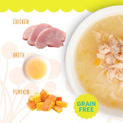 Show full view: Petite Cuisine Chicken Recipe in Broth Grain-Free Wet Cat Food Topper, 1.3-oz pouch, case of 12 slide 5 of 9