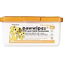 Petkin Dog & Cat Paw Wipes, 100 count
