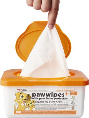 Show full view: Petkin Dog & Cat Paw Wipes, 100 count slide 3 of 8