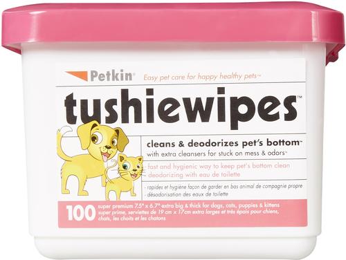 Show full view: Petkin Dog & Cat Tushie Wipes, 100 count slide 7 of 9