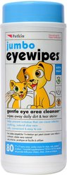 Petkin Jumbo Dog & Cat Eye Wipes, 80 count