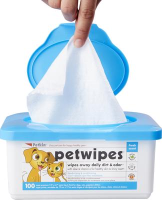 Show full view: Petkin Petwipes Fresh Scent Dog & Cat Wipes, 100 count slide 3 of 11