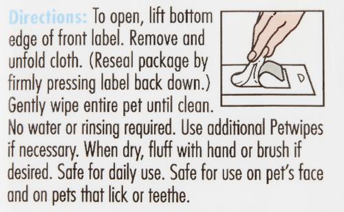 Show full view: Petkin Petwipes Vanilla & Coconut Valu-Pak Dog & Cat Wipes, 60 count slide 4 of 8