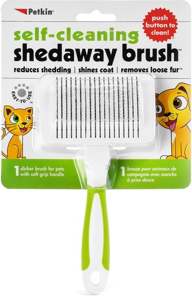 Show full view: Petkin Self Cleaning ShedAway Dog Brush slide 2 of 2