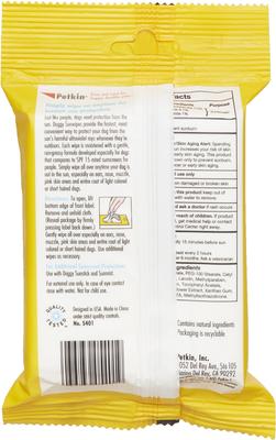 Show full view: Petkin SPF 15 Doggy Sun Wipes, 20 count slide 3 of 10