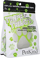 PetKind Grain-Free Green Beef Tripe Dog Treats, 5-oz bag