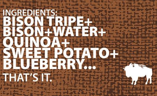 Show full view: PetKind That's It! Bison Tripe Grain-Free Canned Dog Food, 13-oz, case of 12 slide 3 of 7