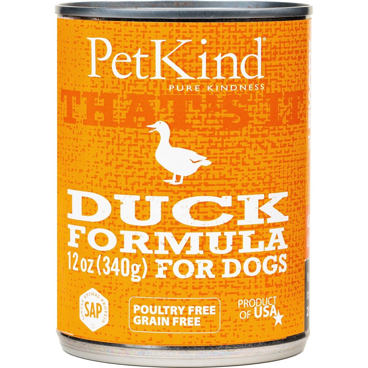 PetKind That's It! Duck Canned Dog Food, 13-oz, case of 12