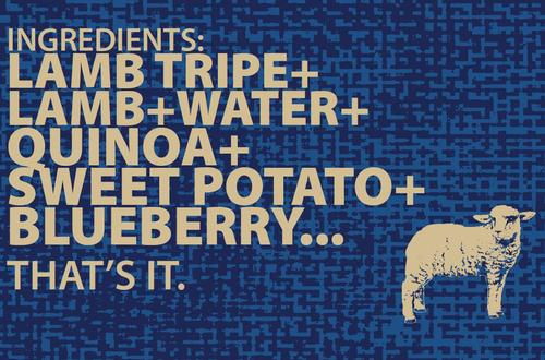 Show full view: PetKind That's It! Lamb Tripe Grain-Free Canned Dog Food, 12.8-oz, case of 12 slide 3 of 6