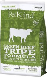 PetKind Tripe Dry Grain-Free Green Beef Tripe Formula Dry Dog Food, 6-lb bag slide 1 of 4