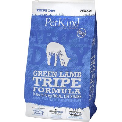 PetKind PetKind Tripe Dry Green Lamb Tripe Formula Dry Dog Food, 14-lb bag