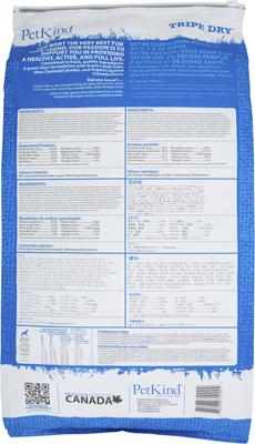 Show full view: PetKind Tripe Dry Grain-Free Green Lamb Tripe Formula Dry Dog Food, 25-lb bag slide 3 of 7