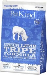 PetKind Tripe Dry Grain-Free Green Lamb Tripe Formula Dry Dog Food, 6-lb bag