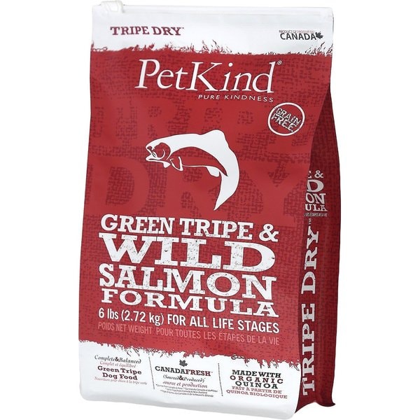 Image showcasing PETKIND Tripe Dry Grain-Free Green Beef Tripe Formula Dry Dog Food, 6 ...