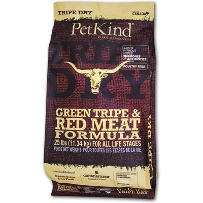 PetKind PetKind Tripe Dry Grain-Free Red Meat & Green Tripe Formula Dry Dog Food, 25-lb bag