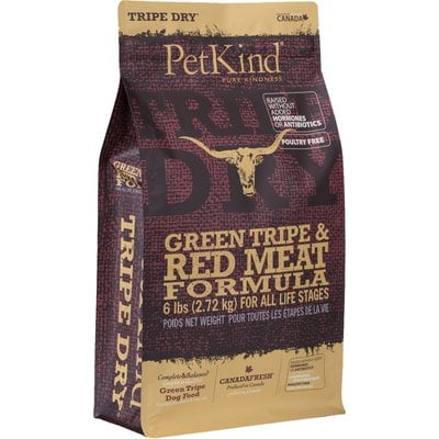 PetKind PetKind Tripe Dry Grain-Free Red Meat & Green Tripe Formula Dry Dog Food, 6-lb bag