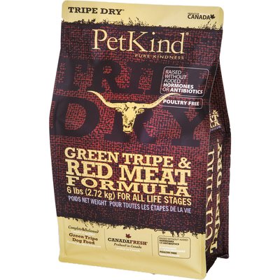 PetKind PetKind Tripe Dry Grain-Free Red Meat & Green Tripe Formula Dry Dog Food, 6-lb bag