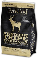 PetKind Tripe Dry Grain-Free Venison Tripe Formula Dry Dog Food, 6-lb bag