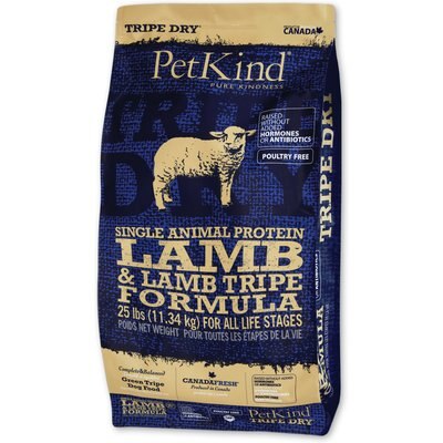 PetKind PetKind Tripe Dry Single Animal Protein Lamb & Lamb Tripe Formula Dry Dog Food, 25-lb bag