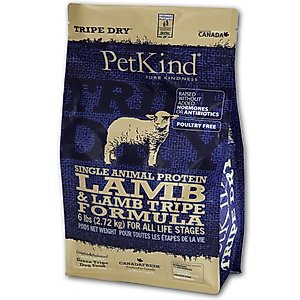 PETKIND Tripe Dry Grain-Free Venison Tripe Formula Dry Dog Food, 6