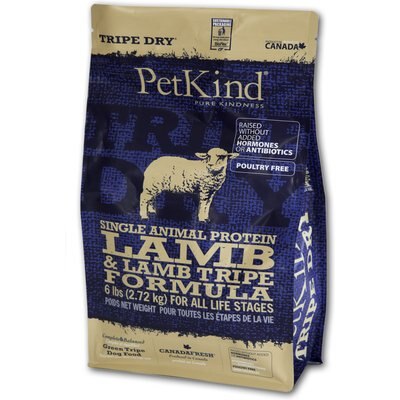 PetKind PetKind Tripe Dry Single Animal Protein Lamb & Lamb Tripe Formula Dry Dog Food, 6-lb bag
