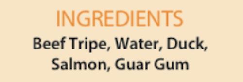 Show full view: PetKind Tripett Green Beef Tripe, Duck & Salmon Grain-Free Canned Dog Food, 12.8-oz, case of 12 slide 6 of 11