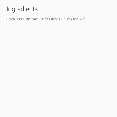 Show full view: PetKind Tripett Green Beef Tripe, Duck & Salmon Grain-Free Canned Dog Food, 12.8-oz, case of 12 slide 7 of 11