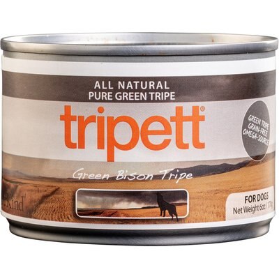PetKind PetKind Tripett Green Bison Tripe Grain-Free Canned Dog Food, 5.5-oz can, case of 24