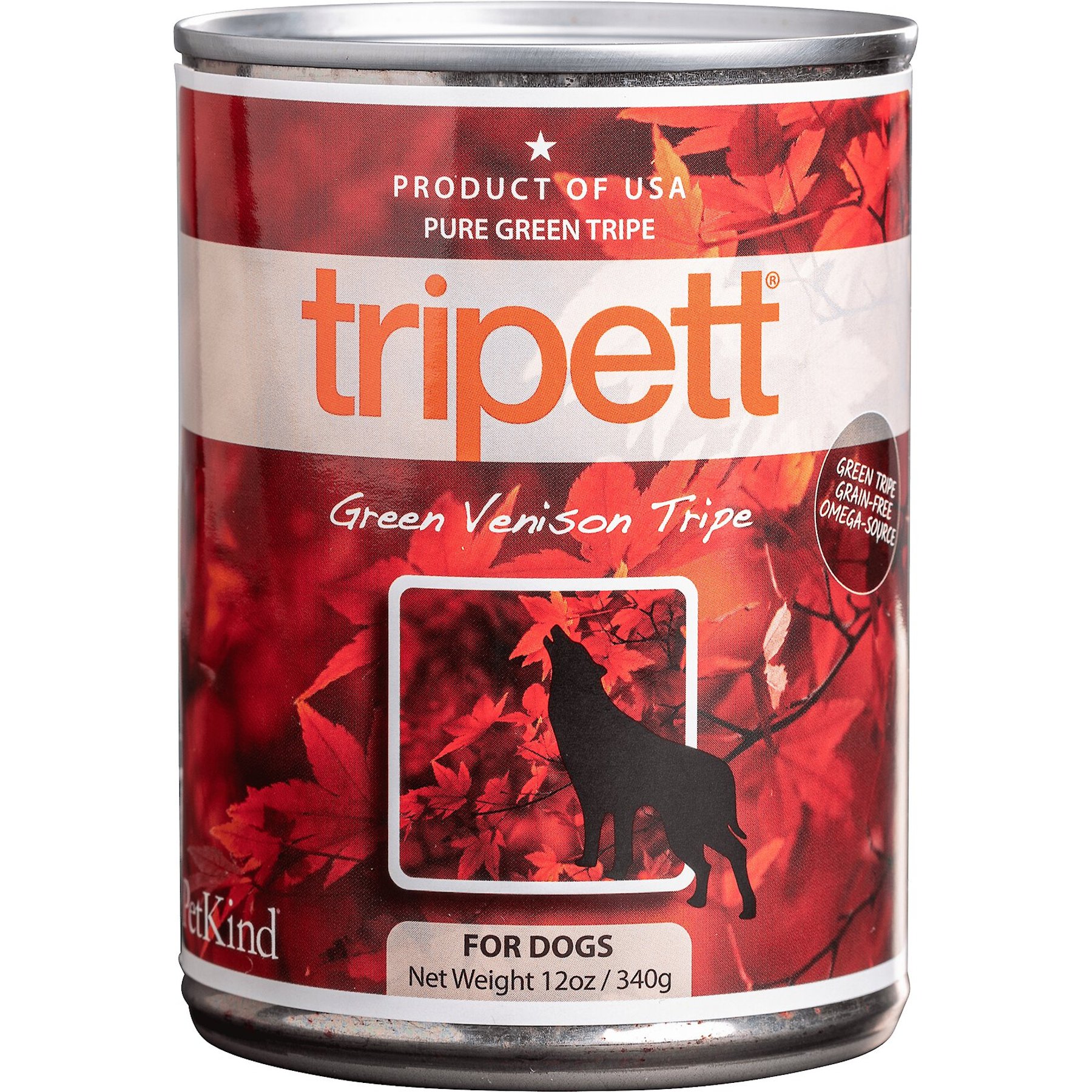 PETKIND Tripett Green Beef Tripe & Venison Grain-Free Canned Dog