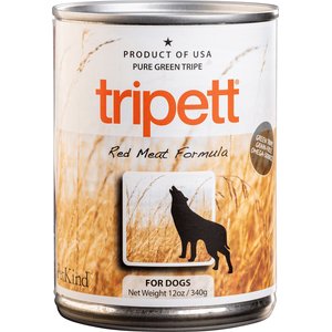 PetKind Tripett Red Meat Formula Grain-Free Wet Dog Food, 12-oz can, case of 12