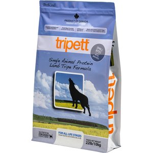 PetKind Tripett Sap Lamb Tripe Dry Dog Food, 22-lb bag