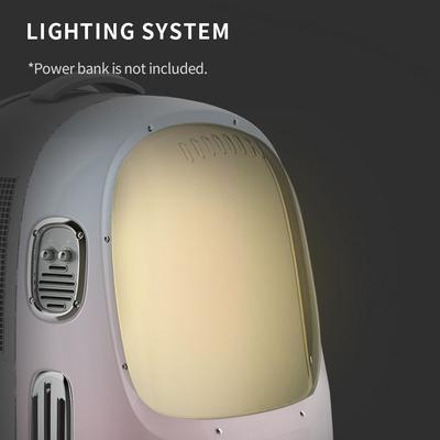 Show full view: PETKIT Breezy Dome 2 Dog & Cat Carrier Bag, Pink slide 6 of 11