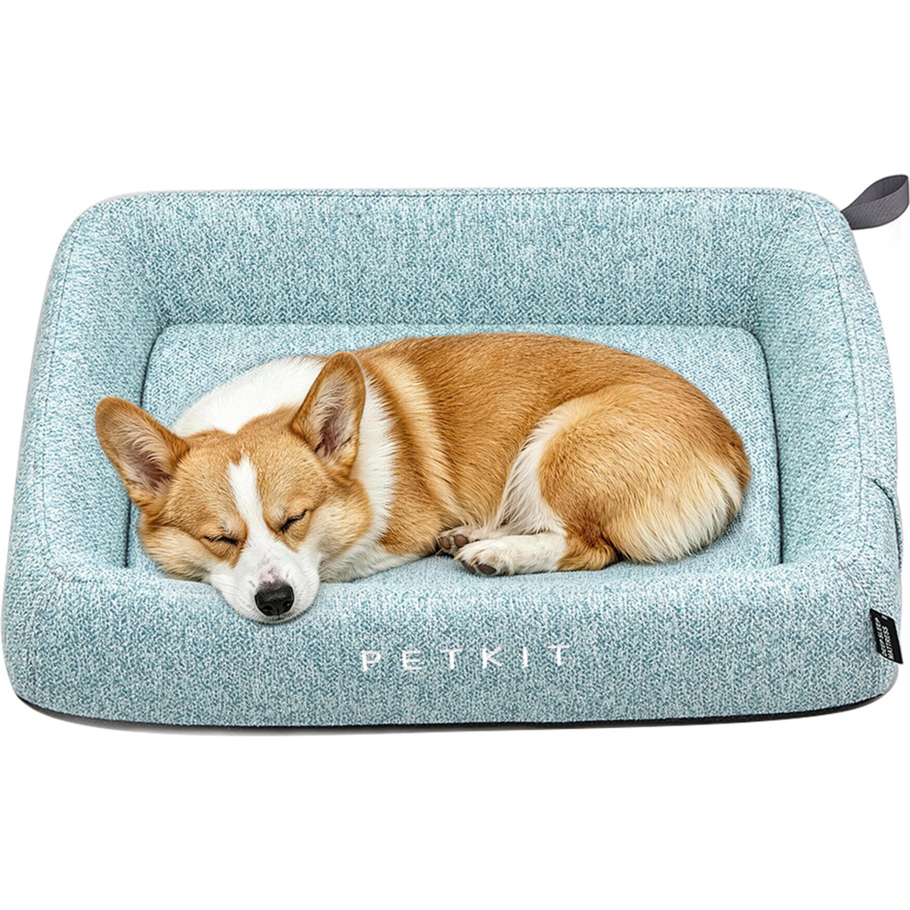 PETKIT Deep Sleep Orthopedic Dog Bed, Light Blue, Medium: 26.4 x 20.1 x 4.9-in
