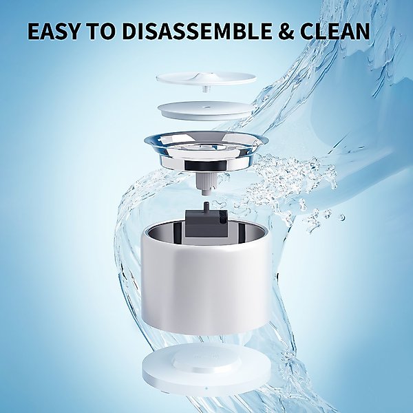 Show full view: PETKIT Eversweet 3 Pro Stainless Steel Dog & Cat Wireless Pump/UVC, 1.8L slide 5 of 10