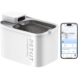 PETKIT Eversweet Max Stainless-Steel Smart Drinking Cat Water Fountain, White